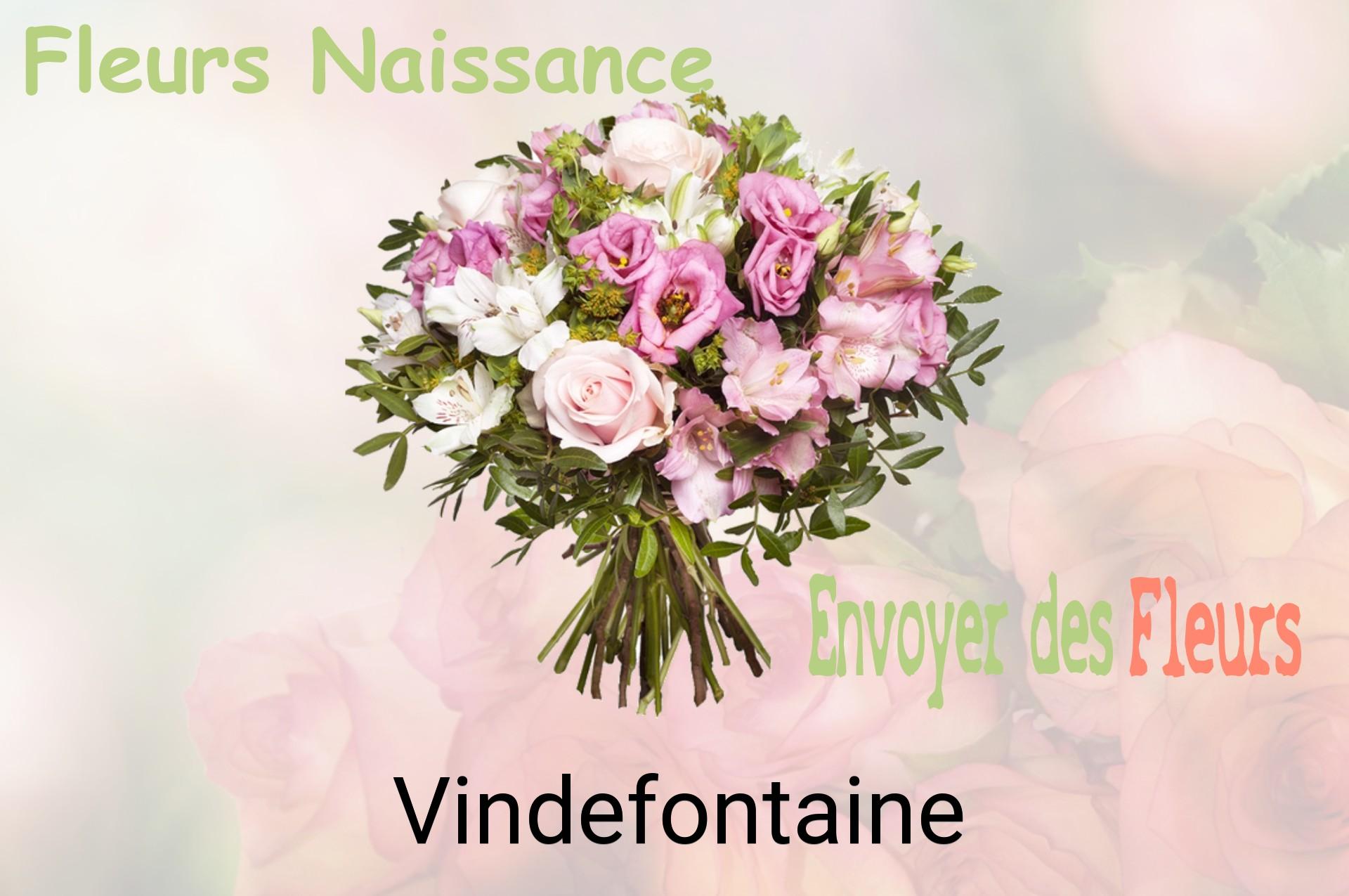 Bouquet de fleurs de naissance livré à Vindefontaine