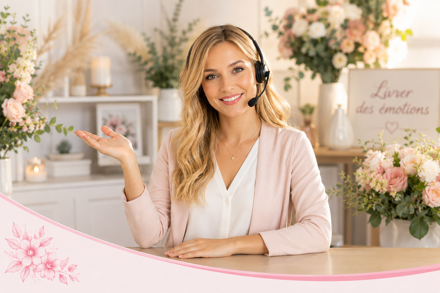 Angelina, conseillère Envoyer des Fleurs